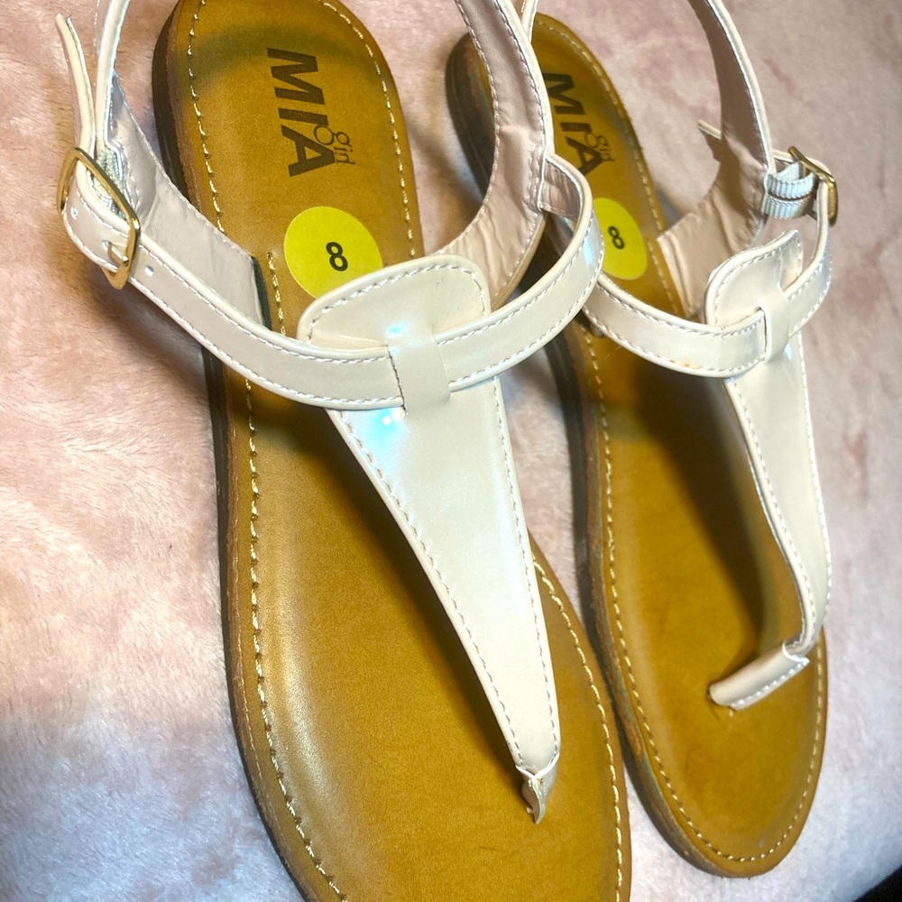 Nude sandals